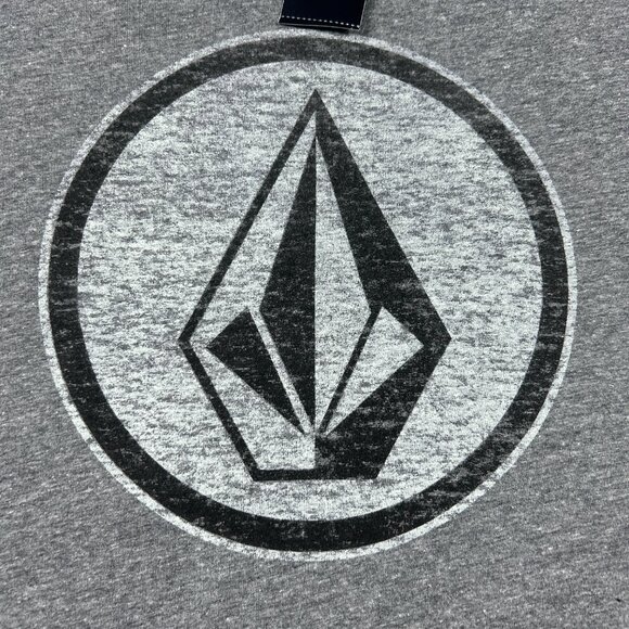 Volcom T-shirt Men's Grey Medium Long Sleeve Skateboard T-Shirt NWT True To This - Picture 4 of 7